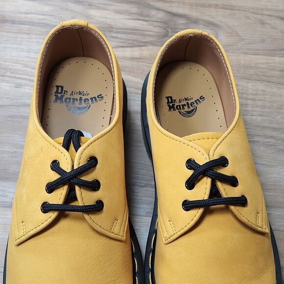 🩵NIB Dr. Martens Yellow Iced II Buttersoft Leather Unisex Oxfords Size 8 - Picture 9 of 16